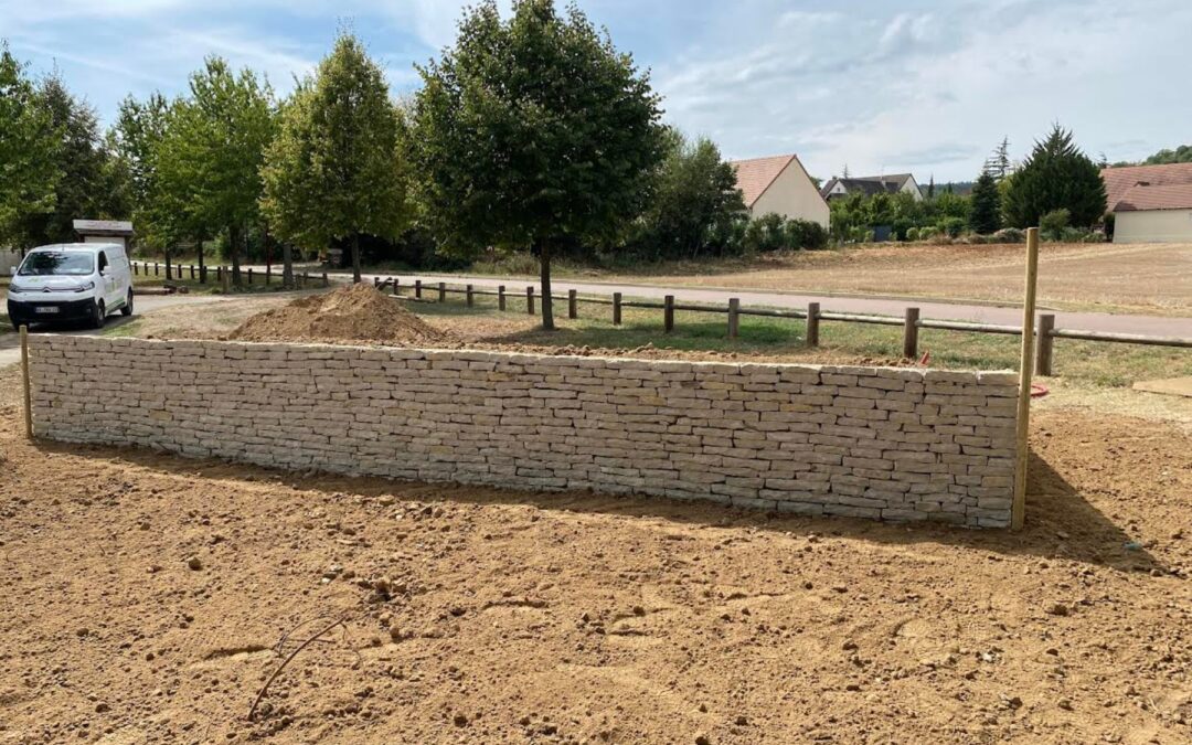 Mur en pierres seches